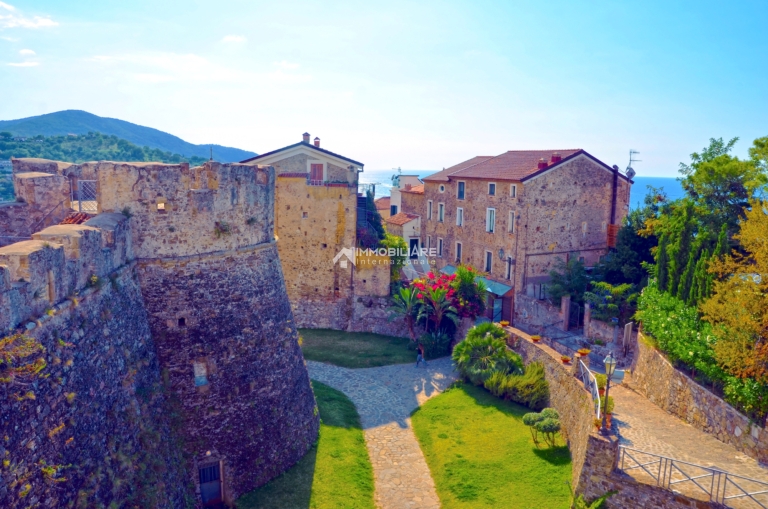 glimpse in the historical center Agropoli Italy